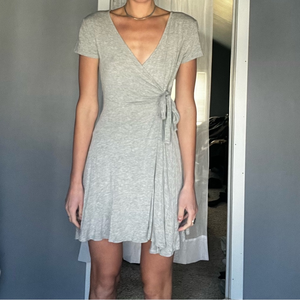 Grey casual dress